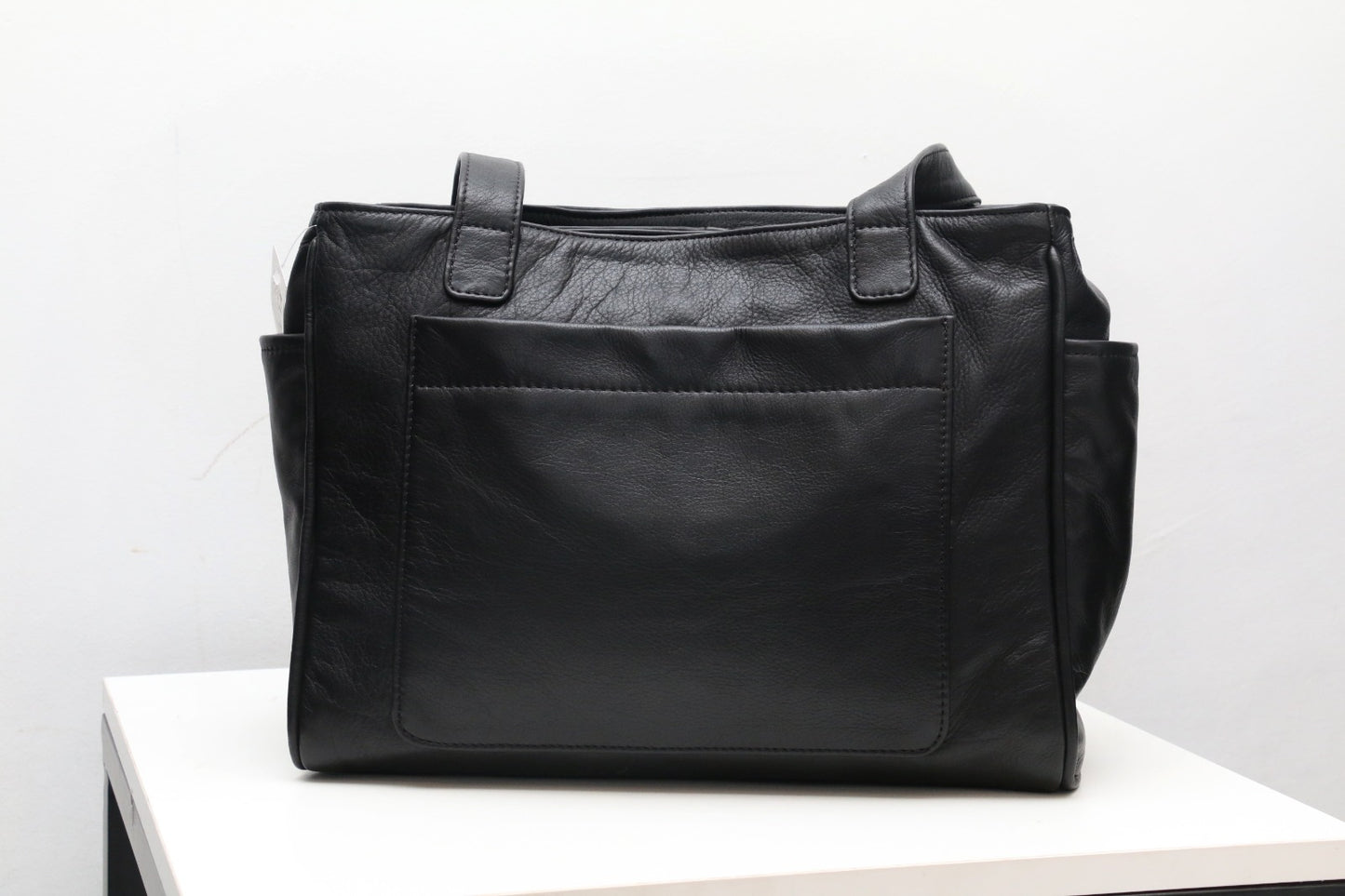 Midnight Grace Tote – Black Leather Women’s Handbag