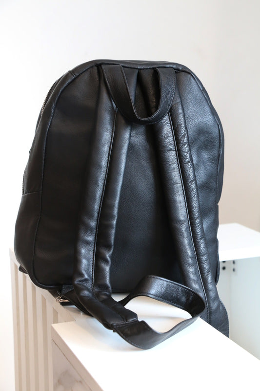 Croco Luxe Leather Backpack