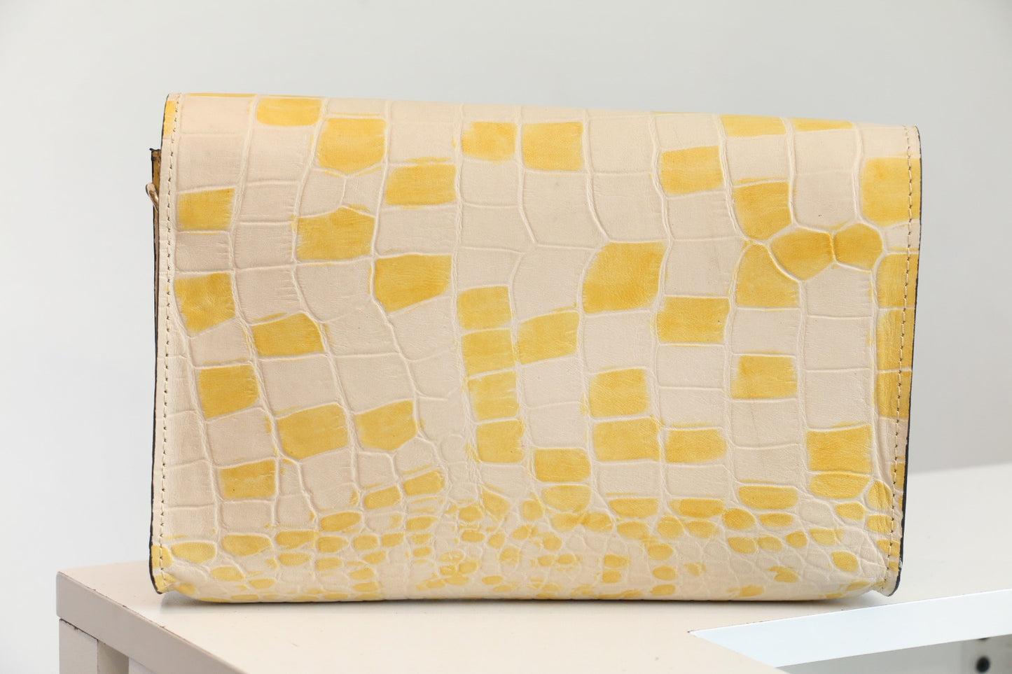 Sunbeam Luxe Croc-Textured Crossbody
