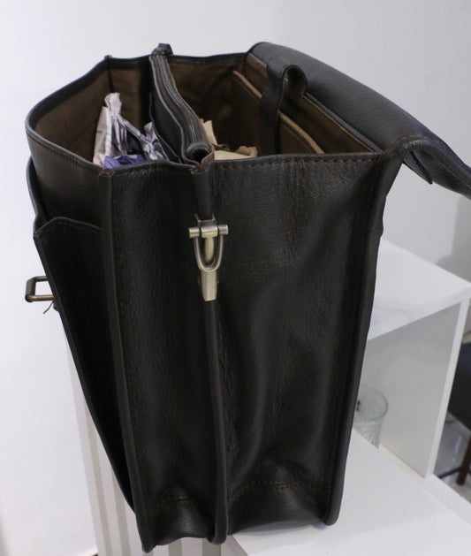 Classic Black Briefcase for Men & Women