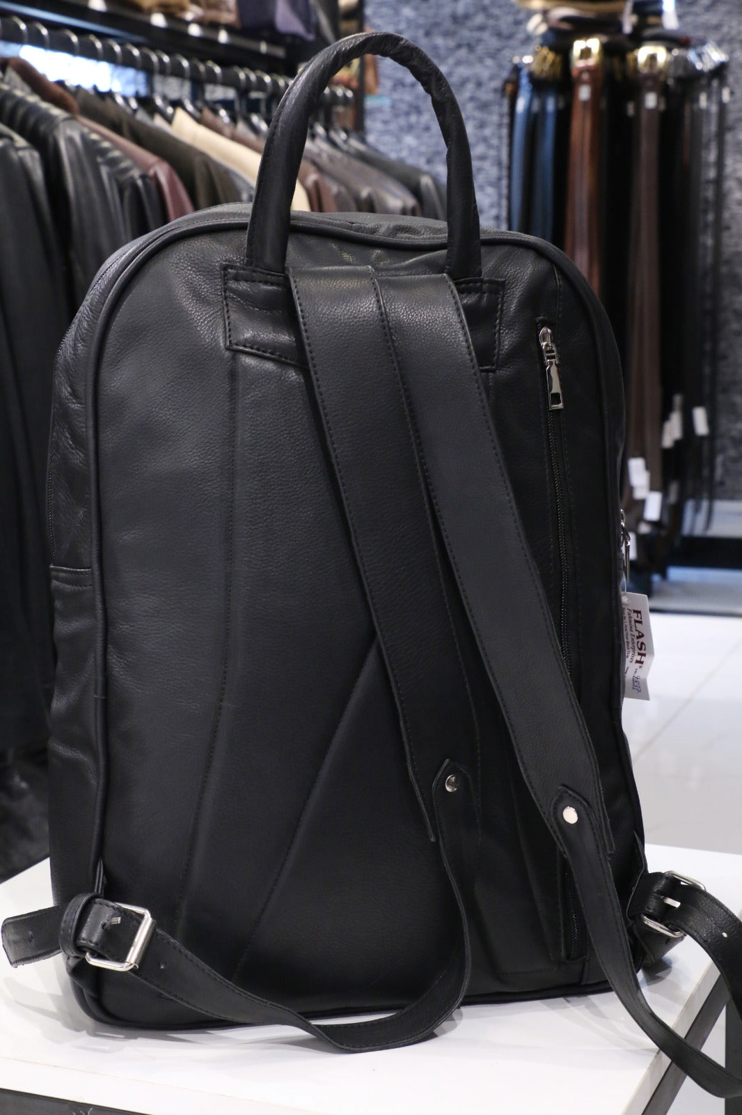 Midnight Pro Leather Backpack