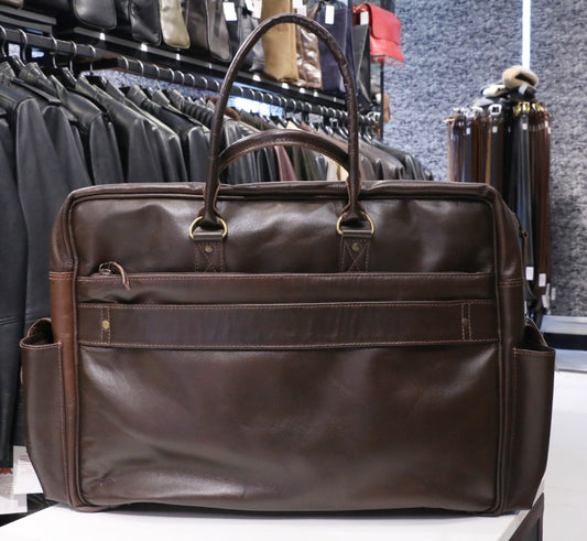 The Expedition Pro Brown Multi-Pocket Utility Bag