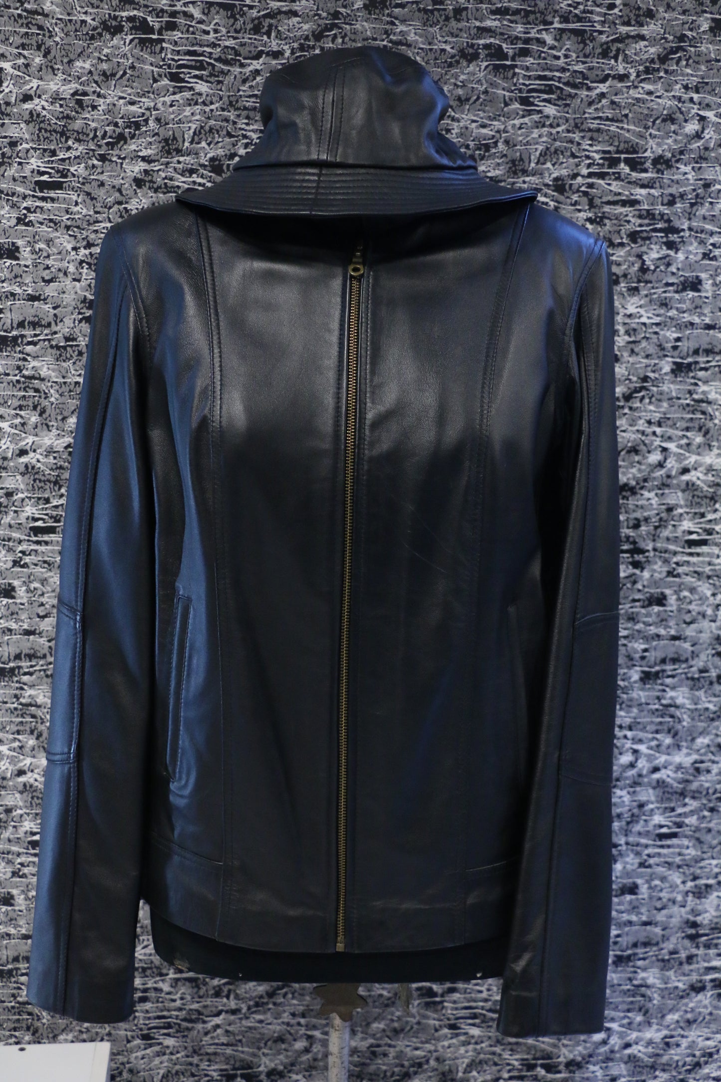 Noir Breeze Leather Women Jacket