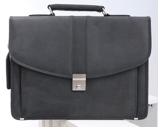 Regal Route – Professional  Black Briefcase for Business Meetings