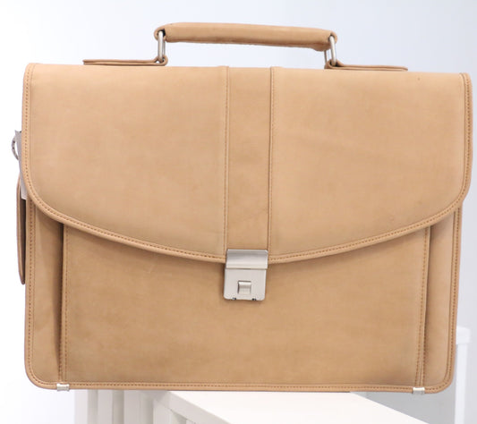Sahara Series – Tan Leather Executive Briefcase