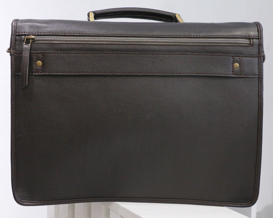 Executive-Craft Vintage Brown Leather Office Bag