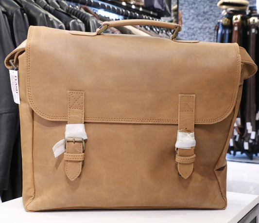 Urban-Craft Premium Tan Leather Office Bag