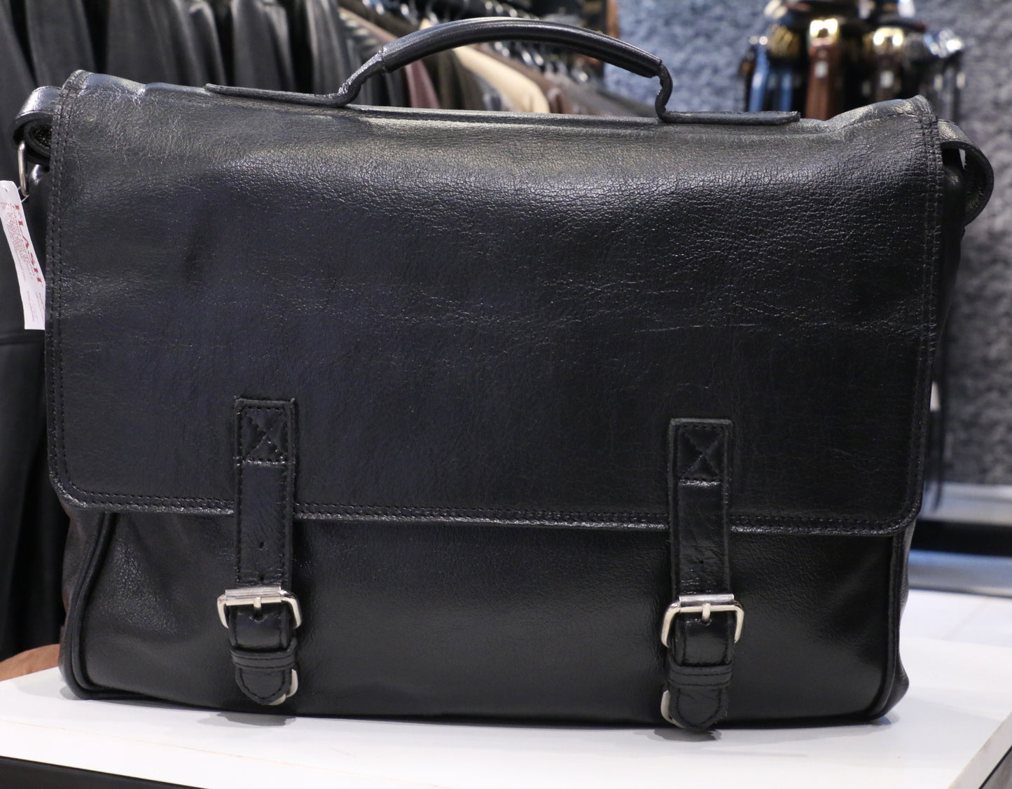 Double Buckle Messenger Office Bag
