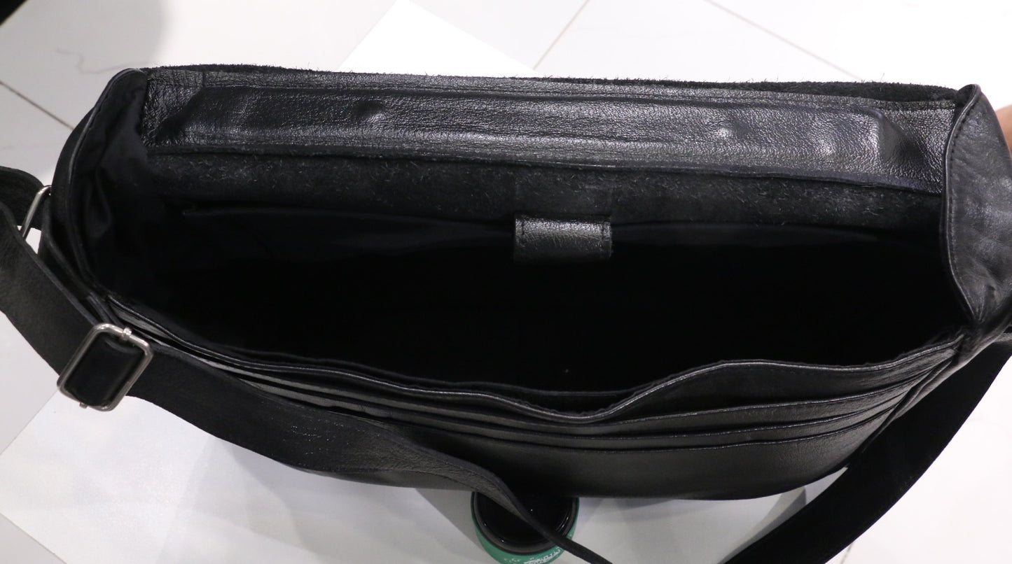 Double Buckle Messenger Office Bag