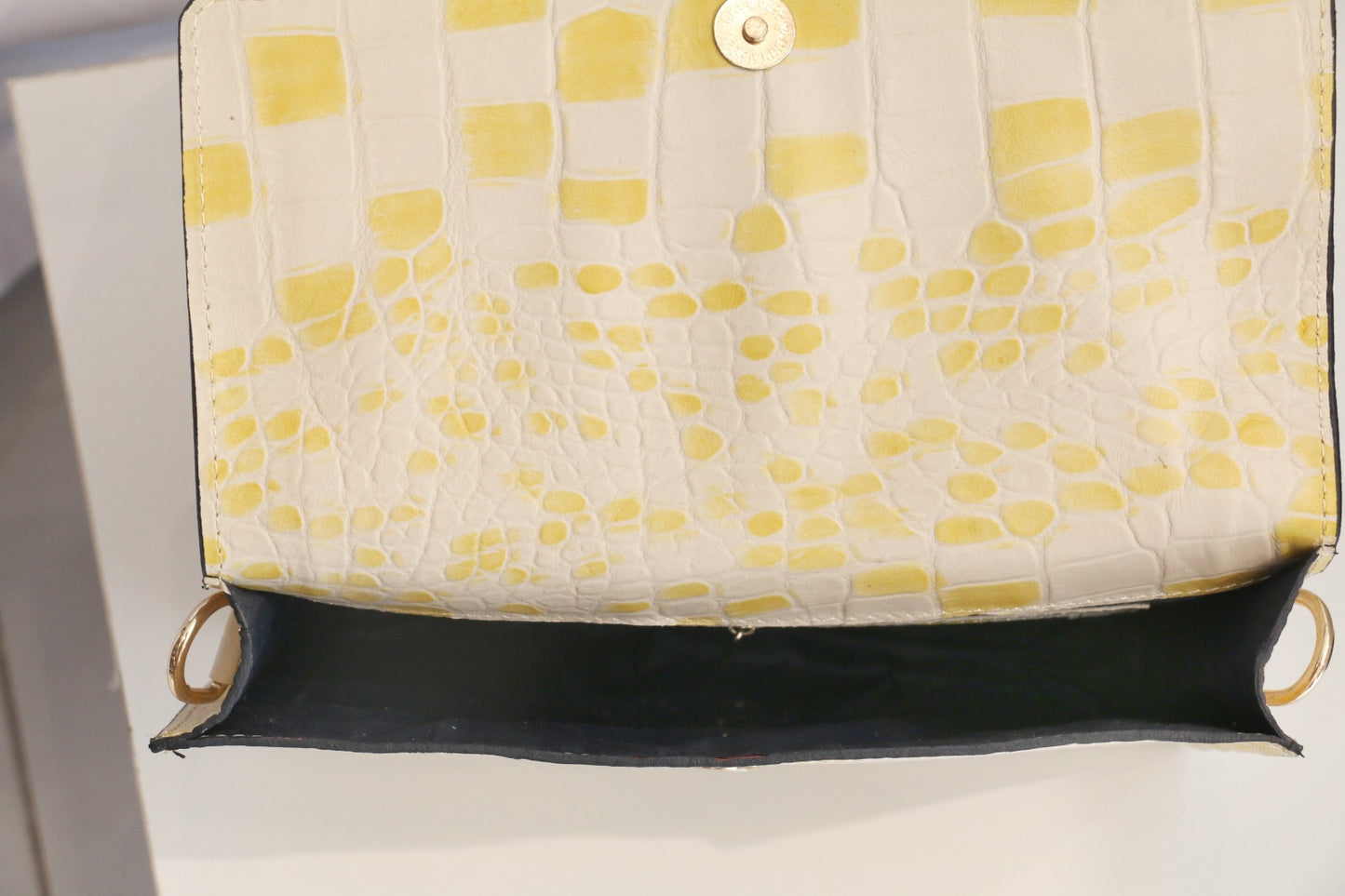 Sunbeam Luxe Croc-Textured Crossbody